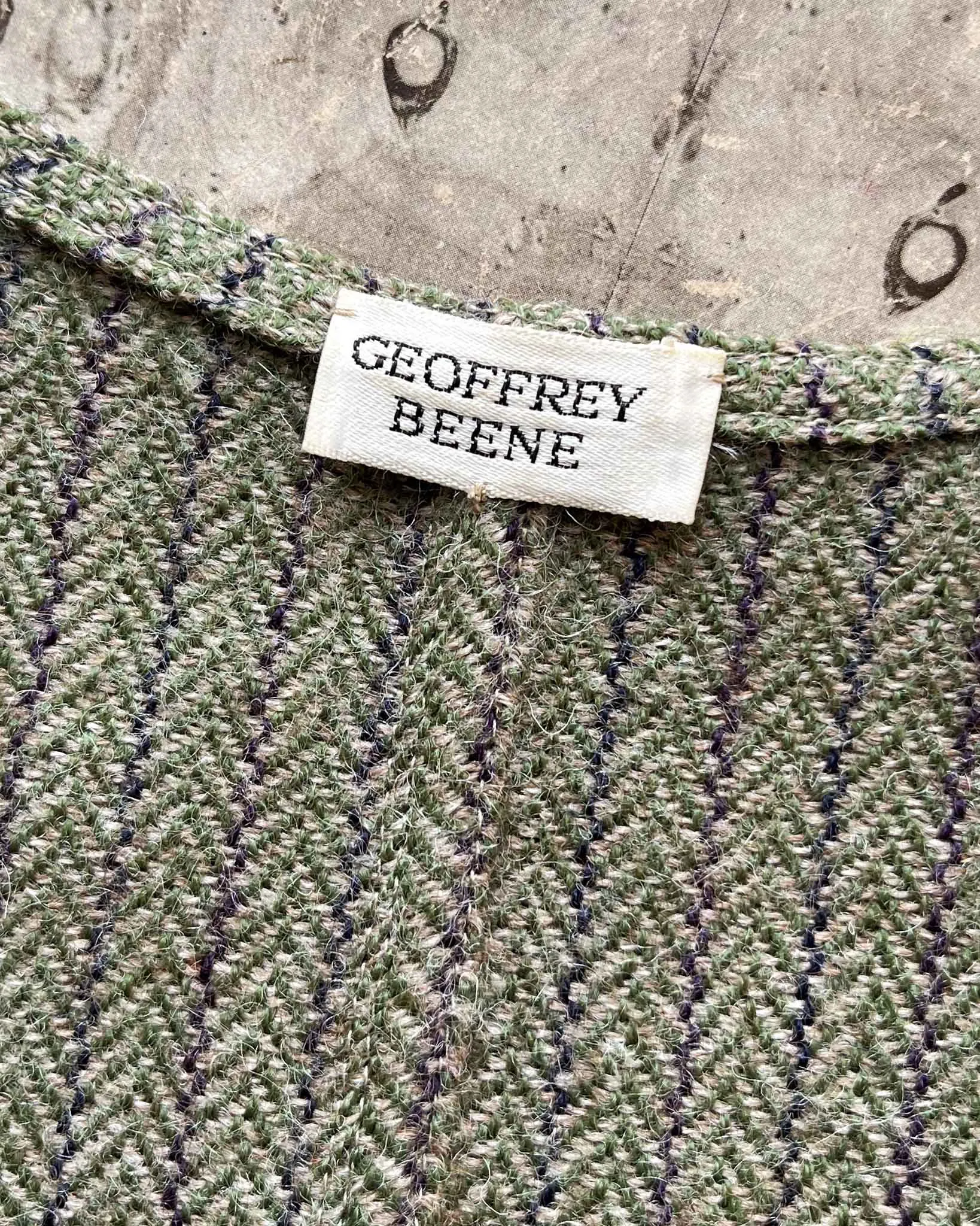 80s Geoffrey Beene Tweed Jacket | S