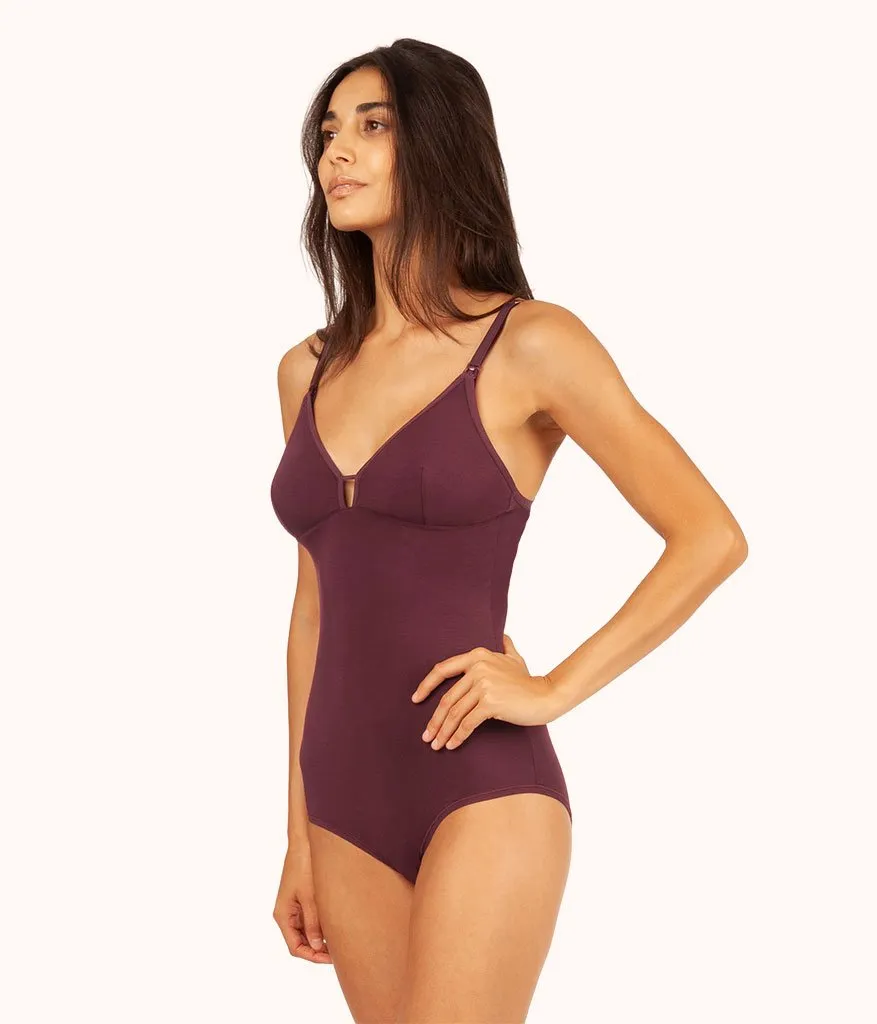 The All-Day Nursing Bodysuit: Plum
